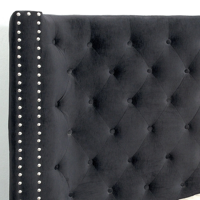 Rosabelle Bed Black, Grey, & Ivory