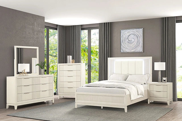 Isadore Bed White