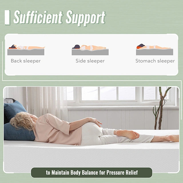 Coreopsis 10" Full Memory Foam Wave Comfort