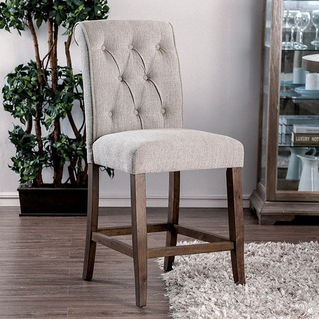 Sania Counter Ht. Chair (2/Ctn) Beige