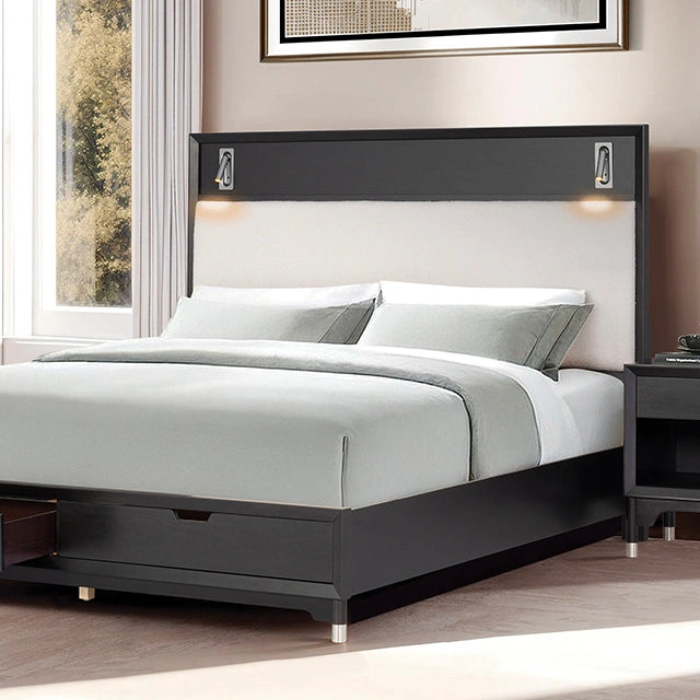 Torrance 4 Pc Queen Bedroom Set Black