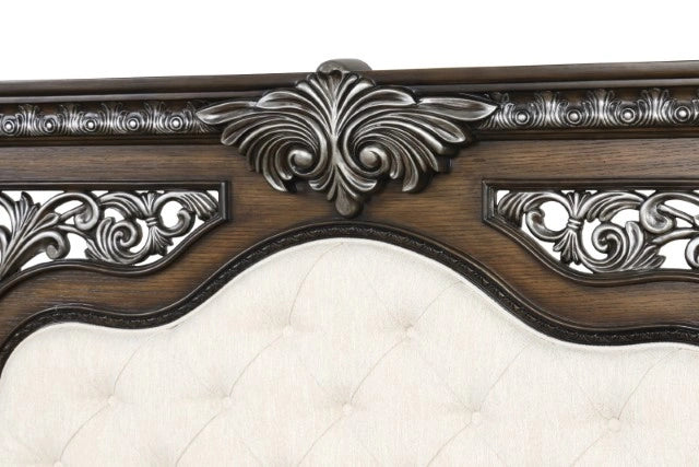 Promenade Bed Brown & White