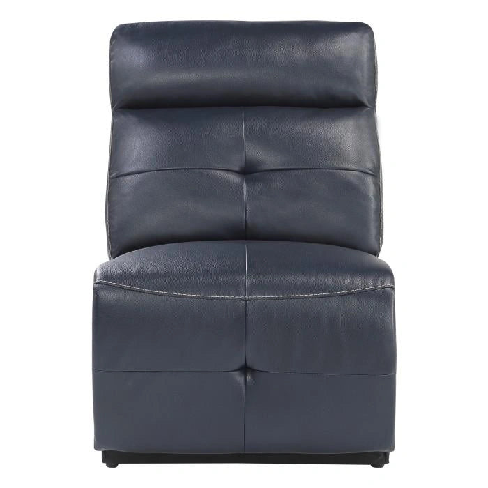 Avenue Armless Reclining Chair in Navy 9469NVB-AR