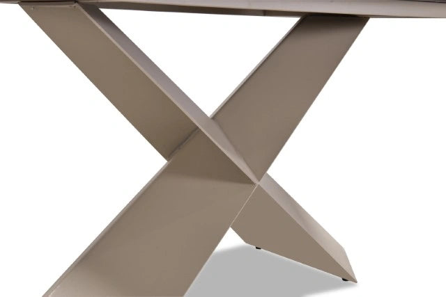 Lenvik 7 Pc Dining Table Set Brown