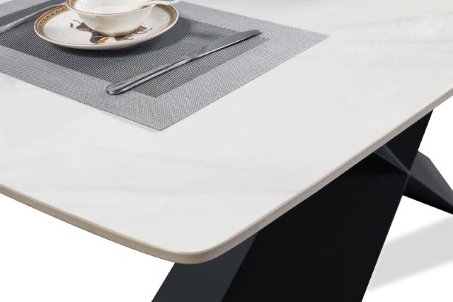 Lenvik 7 Pc Dining Table Set Black