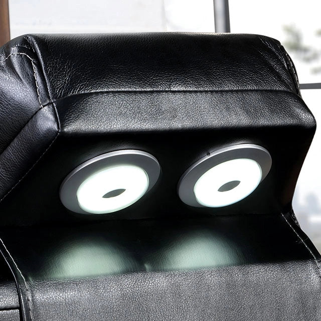 Lubeck Power Sofa Black