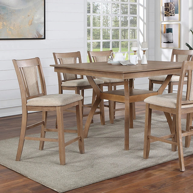 Upminster 7 Pc Counter Ht Table Set