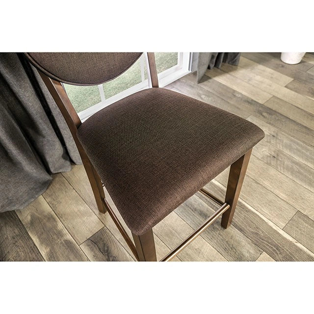 Marina 5 PC Dining Table Set Walnut