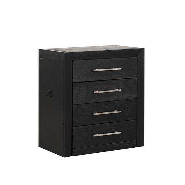 Ashbourne Bedside Vanity Set with Stool Contemporary