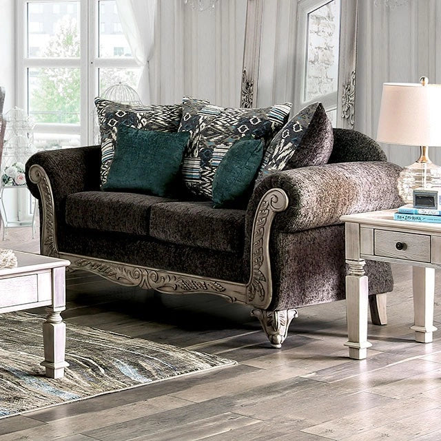 Cerise Love Seat Gray7