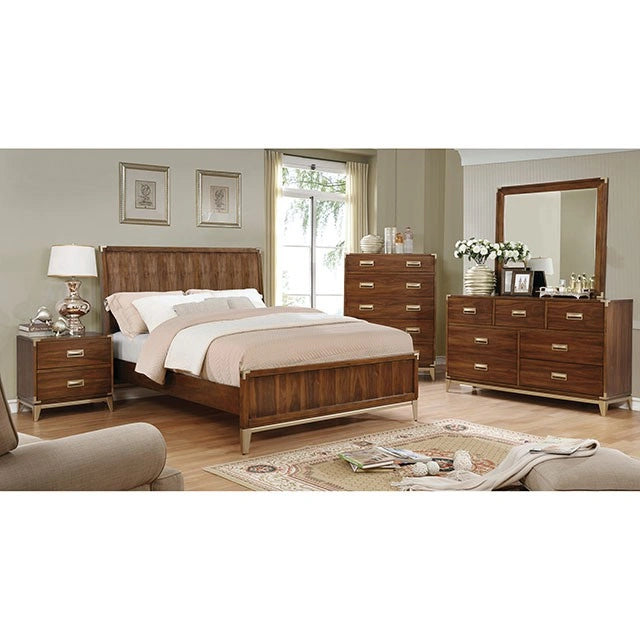 Tychus Cal.King Bed Oak