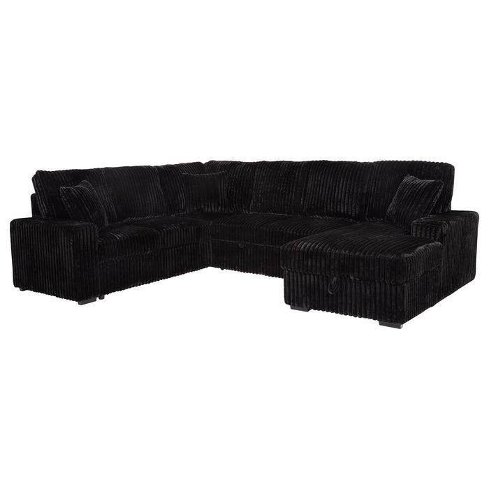 Devonshire Pull-Out Sleeper Sectional Sofa