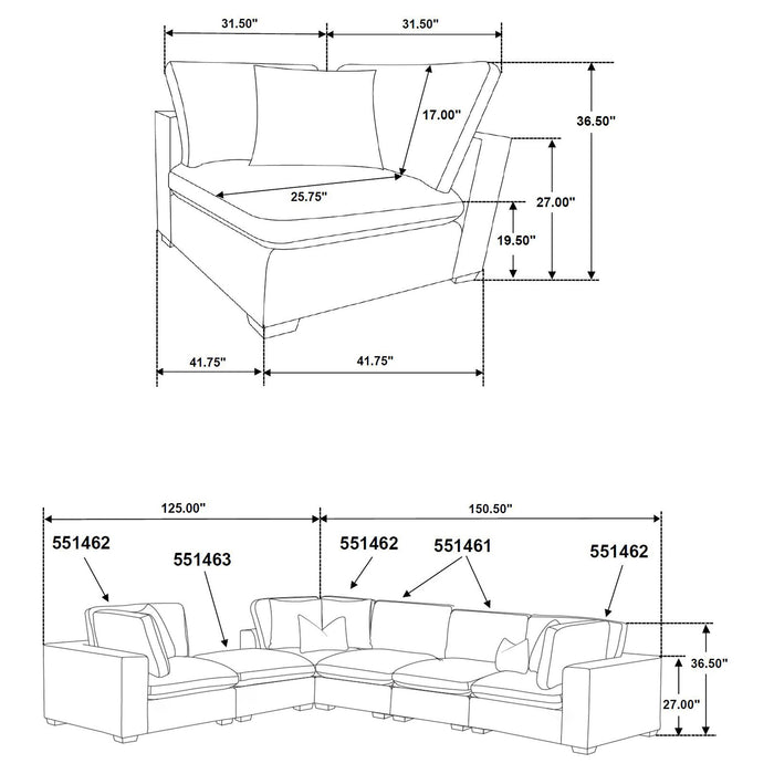 Lakeview Upholstered Modular Sectional