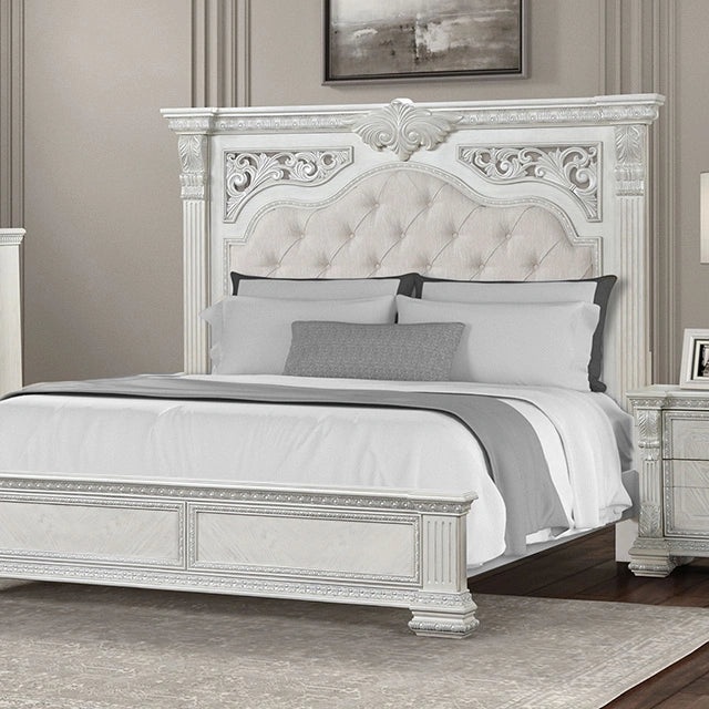 Promenade Bed Brown & White