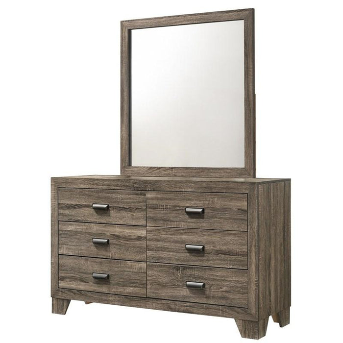 Crown Mark Millie Mirror in Grey