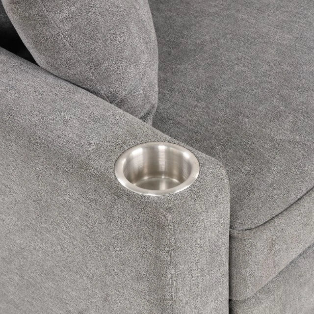 Kendal Sleeper Sofa Sectional Gray