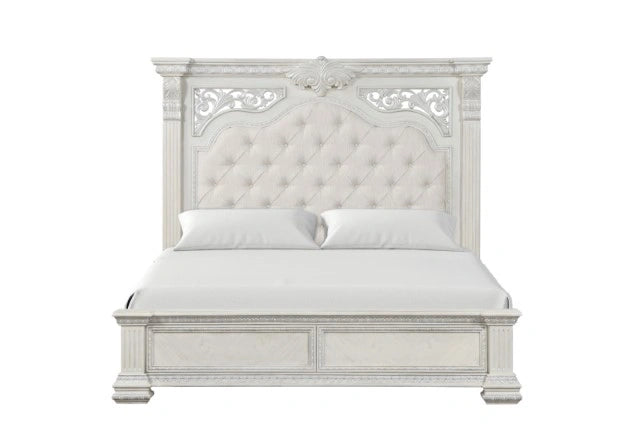 Promenade Bed Brown & White
