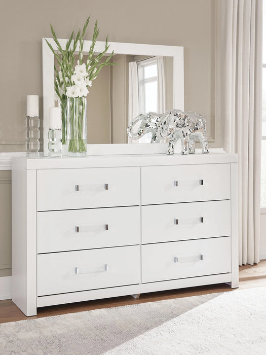 Maeling Dresser and Mirror