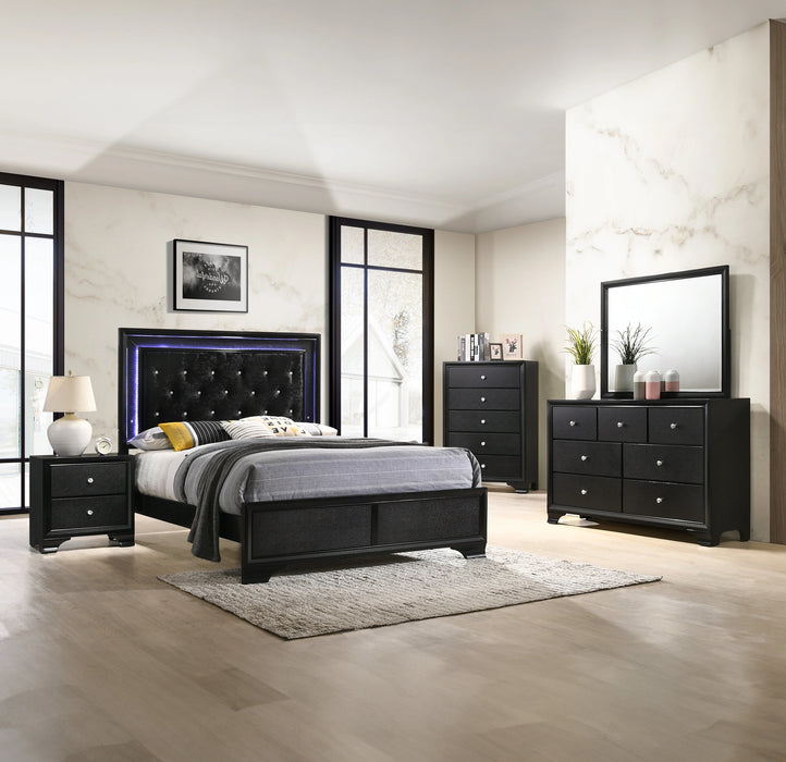 Crown Mark Micah Twin Panel Bed in Black B4350-T image