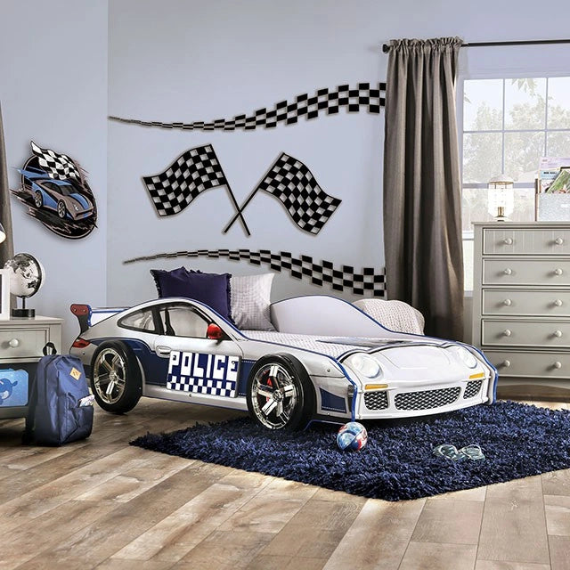 Poe Twin Bed Blue