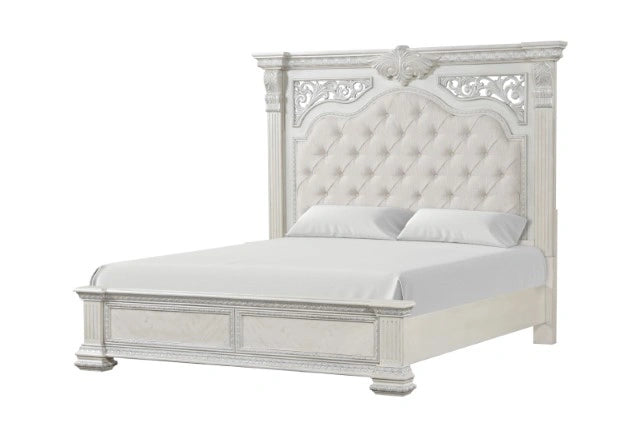 Promenade Bed Brown & White
