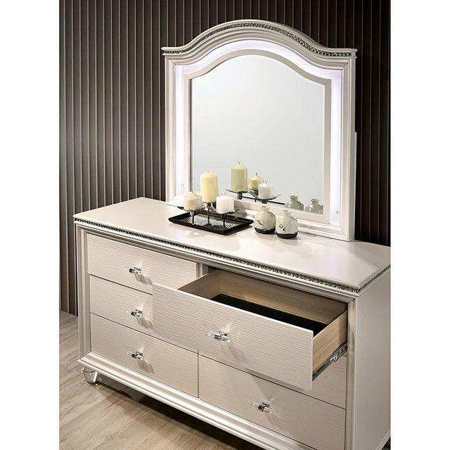 ALLIE Dresser Beige & Rose Gold