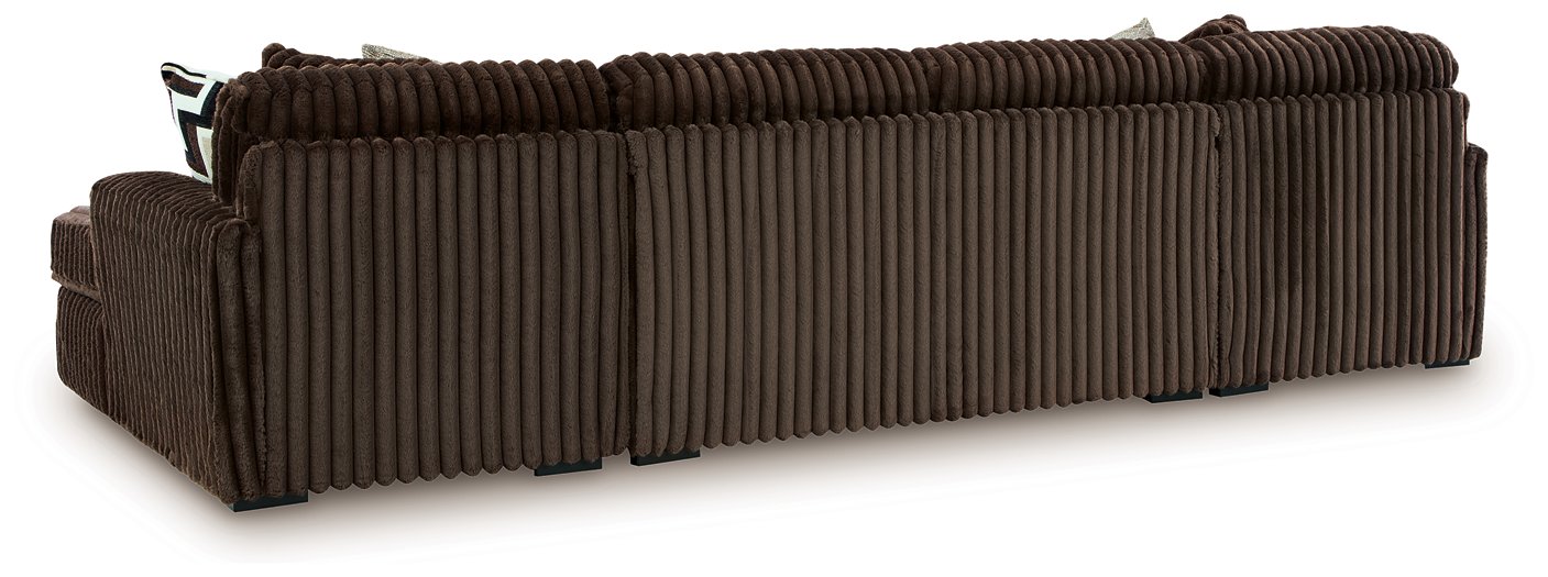 Midnight-Madness Sectional with Chaise