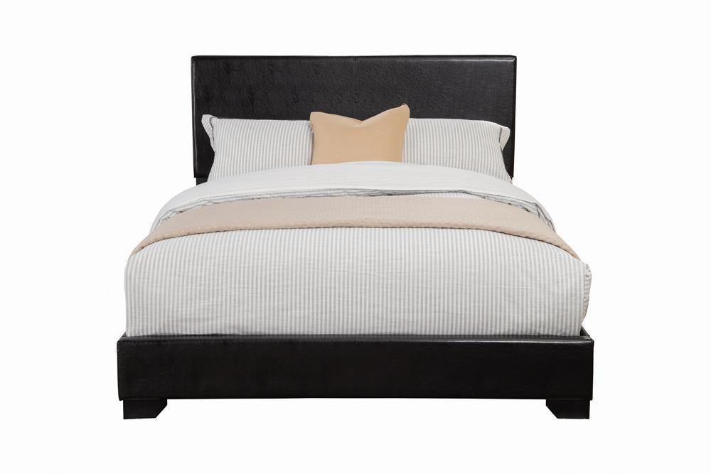 Conner Casual Black Upholstered Full Bed