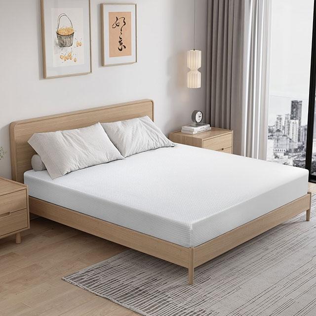 Artemisia 6" Memory Foam Mattress White Fabric