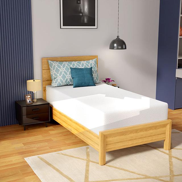 Coreopsis 12" Twin Memory Foam Wave Comfort White