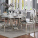 CATHALINA Oval Dining Table, Silver image