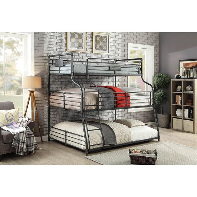 Olga III Sand Black Twin/Full/Queen Bunk Bed image