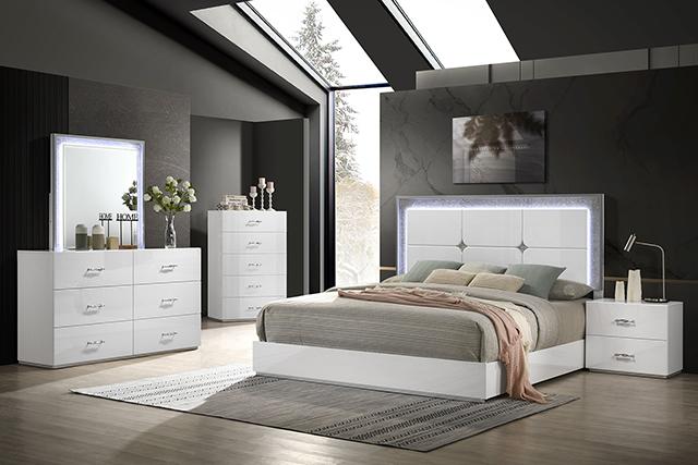 Stoholm Bed White