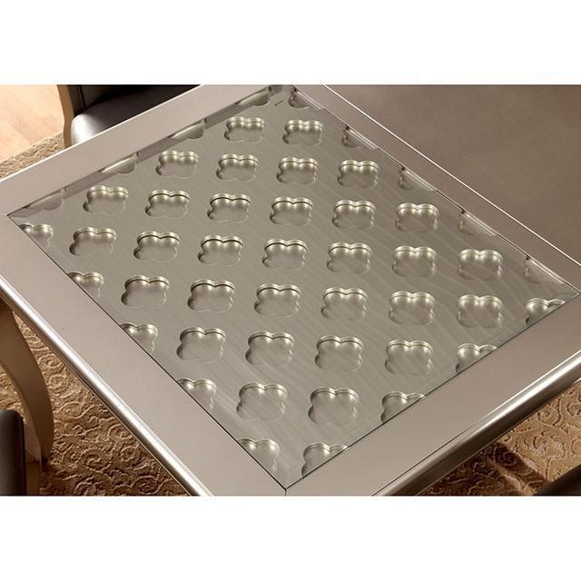 Amina Champagne Dining Table