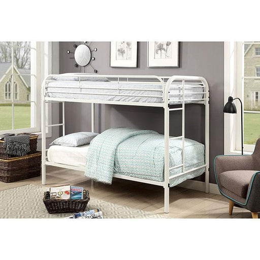 Opal White Twin/Twin Bunk Bed image