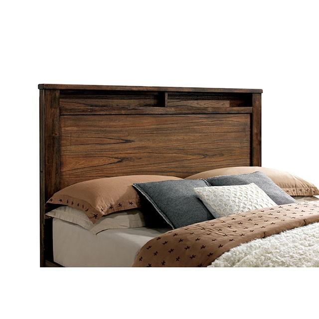 ELKTON Oak QUEEN BED image