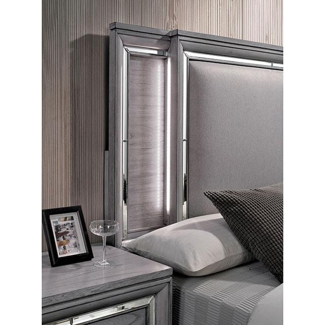 Alanis Light Gray Cal.King, E.King, & Queen Bed