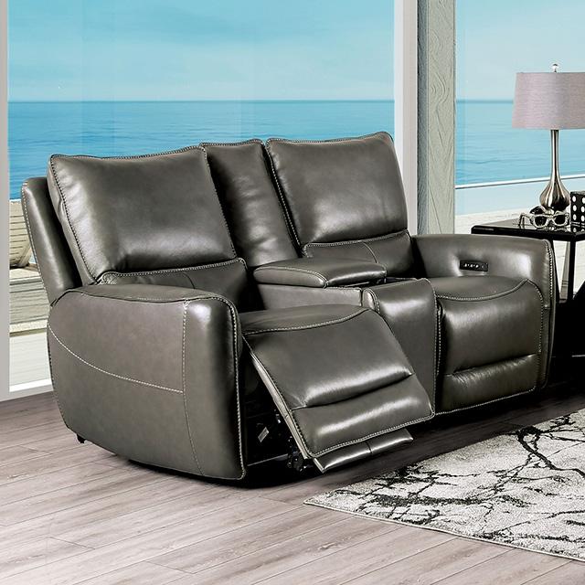 PHINEAS Power Loveseat, Gray