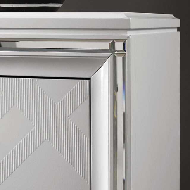 Emmeline Chest White Solid Wood