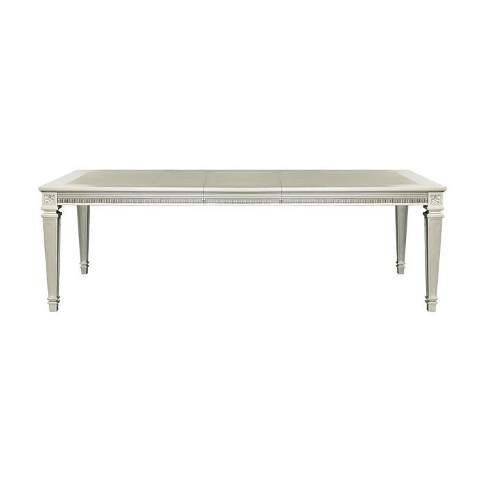 Homelegance Bevelle Rectangular Dining Table in Silver 1958-96 image