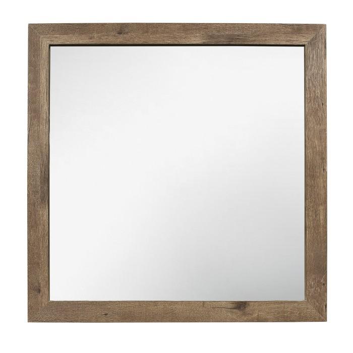 Homelegance Furniture Mandan Mirror in Weathered Pine 1910-6 image