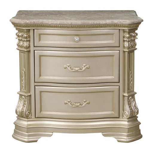 Antoinetta Nightstand in Champagne Wood 1919NC-4 image