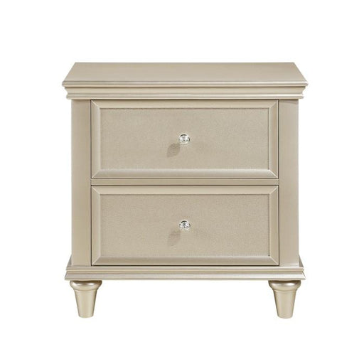 Celandine 2 Drawer Nightstand in Silver 1928-4 image