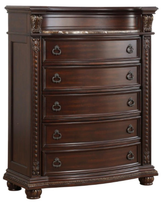 Cavalier Chest in Dark Cherry 1757-9