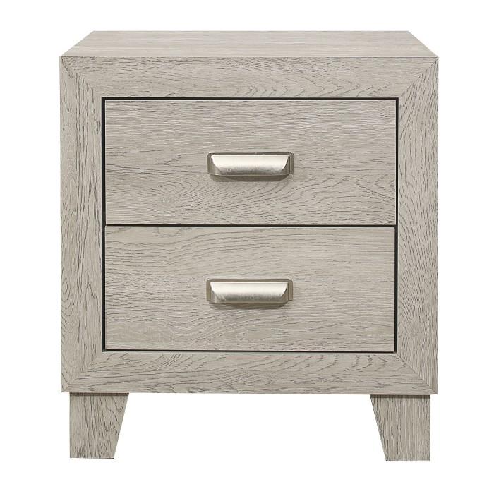 Quinby 2 Drawer Nightstand in Light Brown 1525-4 image