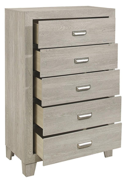 Quinby 5 Drawer Chest in Light Brown 1525-9