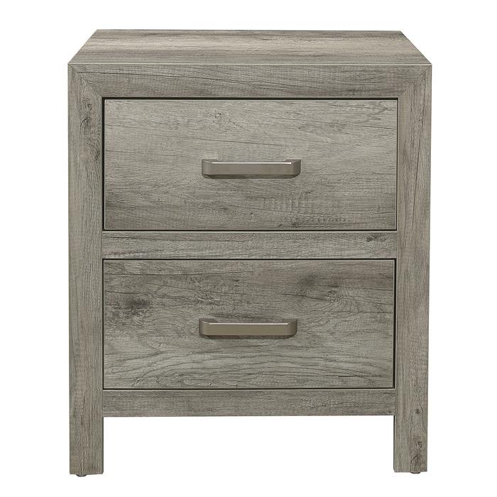 Mandan 2 Drawer Nightstand in Weathered Gray 1910GY-4 image