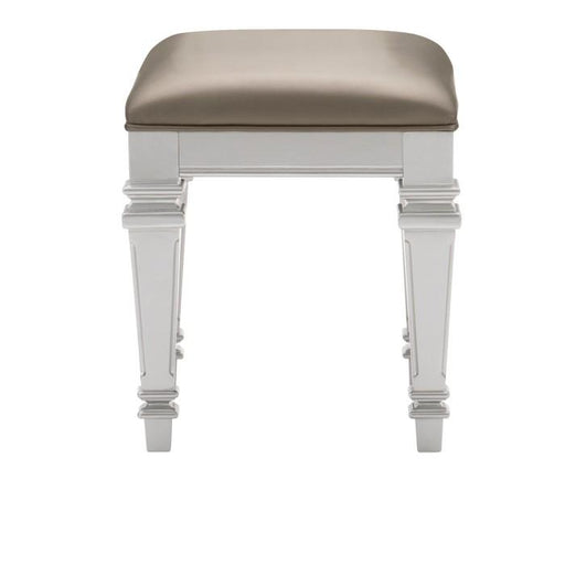 Avondale Vanity Stool in Silver 1646-14 image