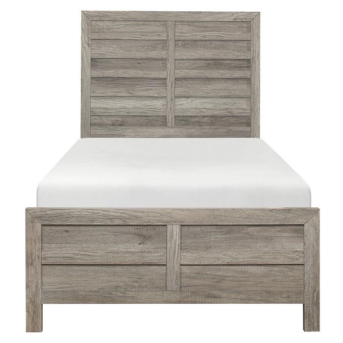 Mandan Twin Panel Bed in Weathered Gray 1910GYT-1* image