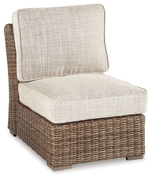 Beachcroft Outdoor Armless Chair with Cushion image